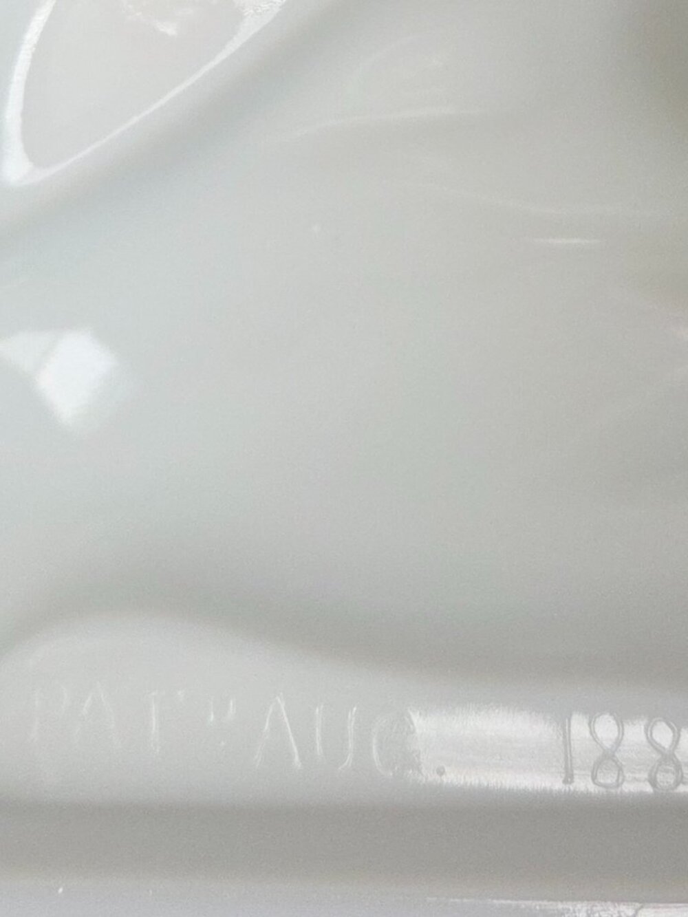 Vintage Milk Glass Hand & Dove Dish - Picture 8 of 9